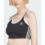 スポーツブラ adidas/アディダス 3S CROP TANK リーストライプス スポーツ ブラトップ