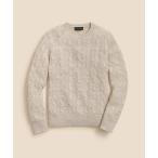 ショッピングケーブル セーター ニット リネン　ケーブル　クルーネックセーター メンズ
