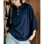 ポロシャツ U.S. POLO ASSN./ユーエスポロアッスン 別注 ワンポイント刺繍ニットポロシャツ(限定展開) メンズ レディース