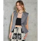 ジャケット テーラードジャケット Side Hole Gilet/サイドホールジレ「MAISON SPECIAL/メゾンスペシャル」 レディース