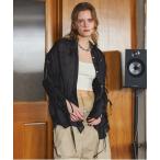 ブラウス シャツ Oversize Shear Ribbon Shirt/オーバーシアーリボンシャツ「MAISON SPECIAL/メゾンスペシャル」