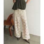 パンツ Mixed Lace Easy Pants/ミックスレースイージーパンツ「MAISON SPECIAL/メゾンスペシャル」セットアップ対応