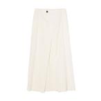 ショッピングリネン スカート リネンストレッチ ラップスカート