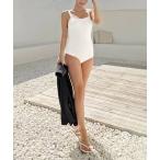 水着 Y2K 体型カバー シンプル水着 レディース