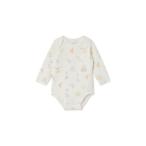 ベビー服 ロンパース 「BABY」長袖ボディスーツ