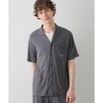 パジャマ 「HOMME」「接触冷感」COOLレーヨンシャツ メンズ