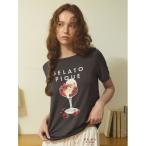 パジャマ ルームウェア 「接触冷感」COOLレーヨンデザートロゴTシャツ レディース