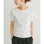 tシャツ クールコットンリブ半袖Tシャツ レディース