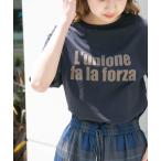 tシャツ ロゴハンソデTシャツ レディース