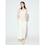 パンツ MIDIUMISOLID for Ladies クロップドワイドパンツ レディース
