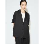 ダウンコート ダウンジャケット MIDIUMISOLID for Ladies ハーフスリーブテーラードジャケット レディース