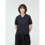 tシャツ mizuiro ind ワイドカラーポロシャツ レディース