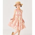 ワンピース 花柄ノースリーブワンピース キッズ 子供服 女の子