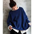 「soulberry」 長袖ニット M ブルー レディース