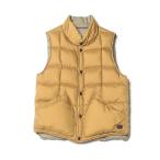 ショッピングアーメン 「ARMEN」 ダウンベスト 1 イエロー レディース