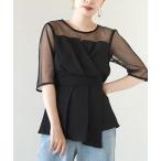 「e-zakkamania stores」 半袖ブラウス M ブラック レディース