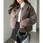 ショッピングアンドミー 「andme」 ブルゾン M ブラウン レディース