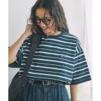 tシャツ PENNEYS/ペニーズ 別注 THE FOX ロゴ ワッペン刺繍 ボーダーTシャツ レディース メンズ