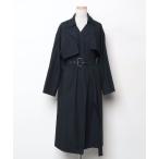 [NANO universe] тренчкот 36 темно-синий женский 