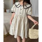 ショッピング女の子 ワンピース 「aimoha-KIDS-」シャツワンピース キッズ 子供服 女の子