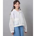 コート アウター 「140-150」シアーチェックブルゾン キッズ 子供服 女の子