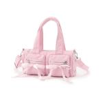 リュック ダブルポケットリボン ボストンバッグ キッズ 子供 女の子