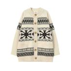 ショッピングカウチン 「ZUCCa」 ニットカーディガン M size オフホワイト レディース