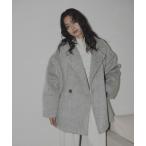 [hellam] бушлат FREE. серый женский 