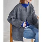 「JOURNAL STANDARD」 ノーカラージャケット 34 ブラック系その他 レディース