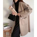 [andme] no color пальто M мокка женский 