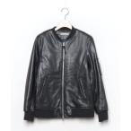 ショッピングnano 「NANO universe」 ジップアップブルゾン SMALL ブラック メンズ