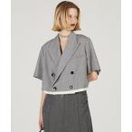 ジャケット テーラードジャケット ハーフスリーブショートジャケット / Half Sleeve Short Jacket レディース
