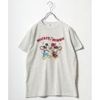 tシャツ Disney(ディズニー)キャラクタープリント・バックプリントTシャツ レディース/ミッキーマウス ミニーマウス ドナルドダック デイジーダ