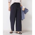 パンツ 「ウエストゴム」アウトポケット付きパンツ(XS〜L) レディース