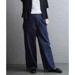 ジーンズ デニム デニムパンツ ストレッチ タックストレートパンツ レディース