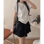 tシャツ リボンギャザーアソートTシャツ レディース