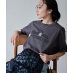 tシャツ 「UVカット・接触冷感」WELLTECT  USA ロゴプリントTシャツ レディース