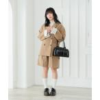 スラックス パンツ TRツイルタックハーフパンツ レディース