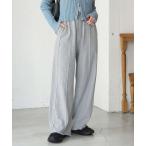 パンツ 「web限定Sサイズあり」リメイク加工スウェットパンツ レディース