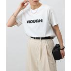 tシャツ ROUGHプリントTシャツ レディース