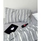  bed постельные принадлежности [ somni / Sony ] окантовка полоса дизайн искусство рисунок подушка покрытие pillow кейс 