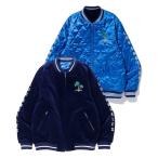 「XLARGE」 スタジャン X-LARGE ネイビー メンズ