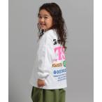 tシャツ 「KIDS」スタンプロゴ ロンT キッズ 子供服 男の子 女の子