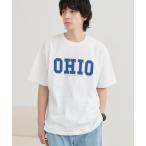 tシャツ カレッジアニマルプリントTシャツ メンズ