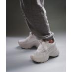 スニーカー 厚底ボリュームソールスニーカ