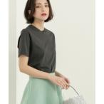 tシャツ 「5色展開/SS-LLサイズ」ベーシッククルーネックTシャツ「接触冷感/洗濯機洗い可」 レディース