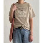 tシャツ プリントロゴT レディース