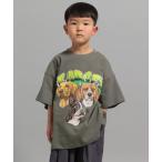 tシャツ 「KIDS」CAT&DOG Tシャツ キッズ 子供服 男の子 女の子