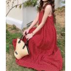 ワンピース レディース 小花柄VネックティアードAラインワンピース