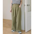 パンツ セミワイドタックワイドパンツ レディース